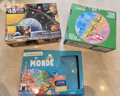 3 educational puzzles