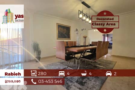 Rabieh 280m2 | Classy Area | Private Street | Prime Lodcation | GA