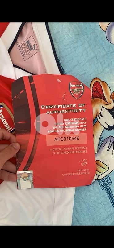 signed aresenal kit 1