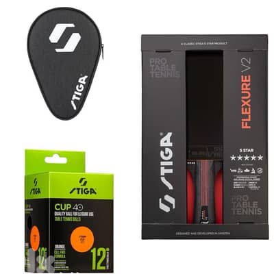 Stiga Flexture 5 Stars Racket V2 New Edition Offer