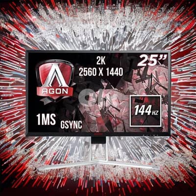 Aoc Agon Gaming Monitor 144Hz 2K Pc / Console Playsation / Xbox