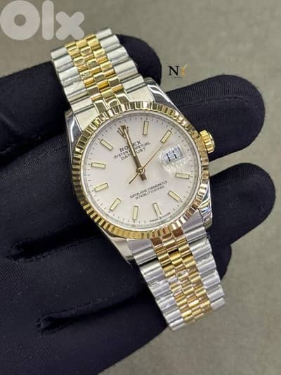 Rolex Datejust Two Tone Gold Premium
