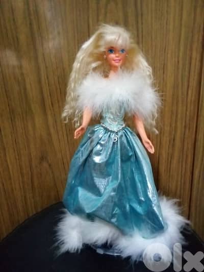 BUBBLE ANGEL Barbie Rare Mattel 94 Great doll wavy hair, big dress=37$