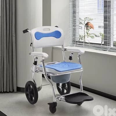 Wheelchair + Commode + Shower Chair