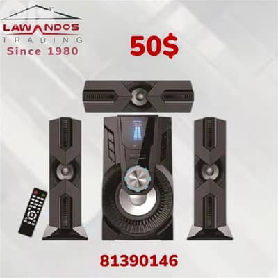 Surround system with remote & bluetooth