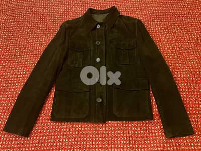 jacket - chamois from ZARA