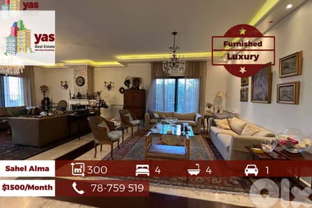 Sahel Alma 300m2 | Furnished | Luxury | Prime Location | EH