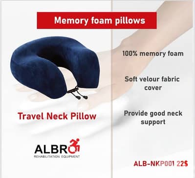 Travel Neck Pillow memory foam مخدة للرقبة