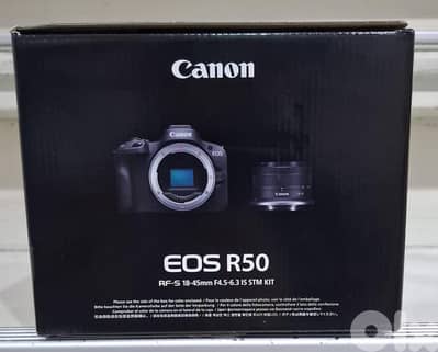Canon camera EOS R50 RF-S 18-45mm F4.5-6.3 IS STM Kit black Amazing &