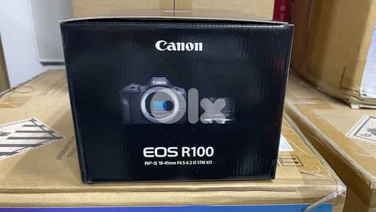 Canon Camera EOS R100 RF-S 18-45mm F4.5-6.3 IS STM Kit