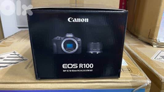 Canon Camera EOS R100 RF-S 18-45mm F4.5-6.3 IS STM Kit Original & Best