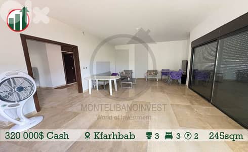 Brand-New Apartment for Sale with a Private Terrace in Kfarhbab