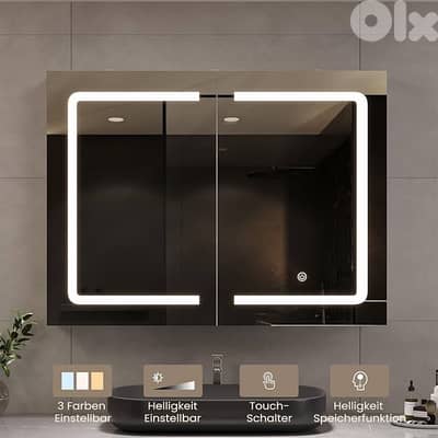 bathroom mirrors anti-fag plus 3 types of color light  71110097