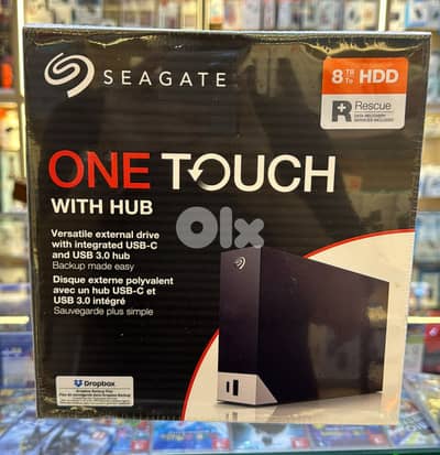 Seagate One touch hub 8tb external hard drive desktop HDD