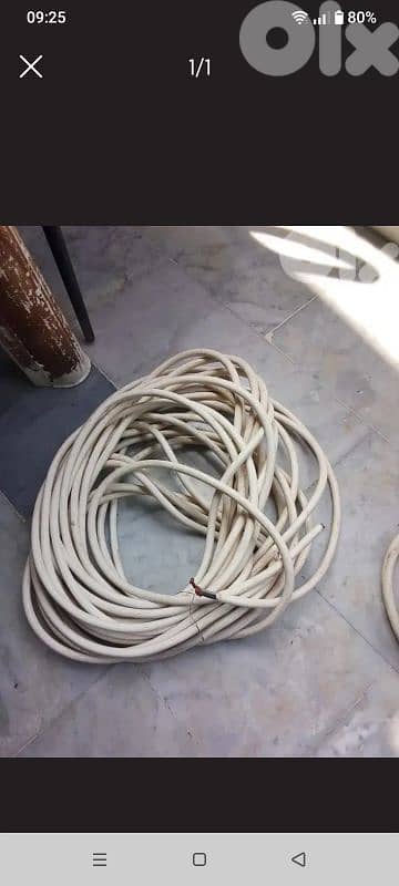 كابل كهربا ٤ملم شي 20متر