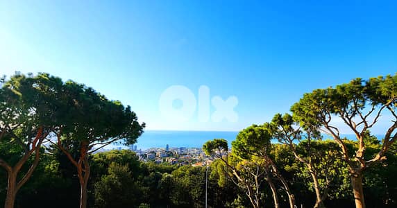Land for sale in Rabieh/ Seaview