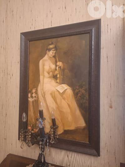 لوحة مميزة رسم زيتي رائعة سعر لقطة