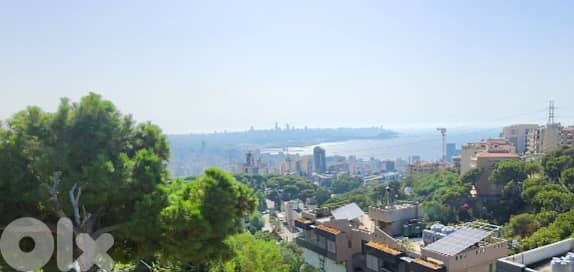 Land for sale in Rabieh/ Panoramic view