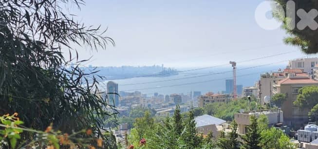 Land for sale in Rabieh/ Panoramic view 1