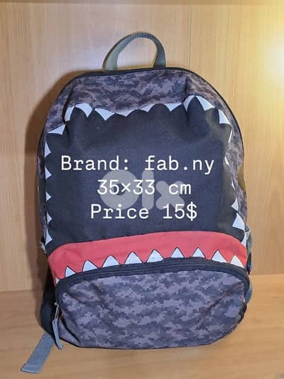 2 backpacks original, 2 bags multi-use