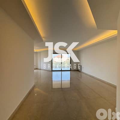 L19125 - Beautiful Apartment With Garden For Rent in Kfarhbeib, Ghazir