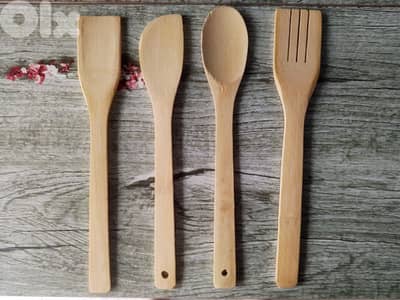 bamboo cooking spoons