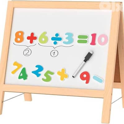 Playtive 2 in 1 Wooden Table Board 24 Pcs - طاولة ألعاب خشبية تعليمية