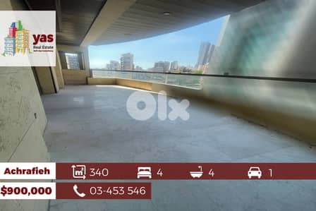 Achrafieh 340m2 | Spacious Flat | Prime Area | City View | OH |