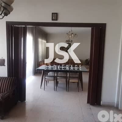 L19158 - Spacious Apartment For Sale in A Prime Location in Antelias
