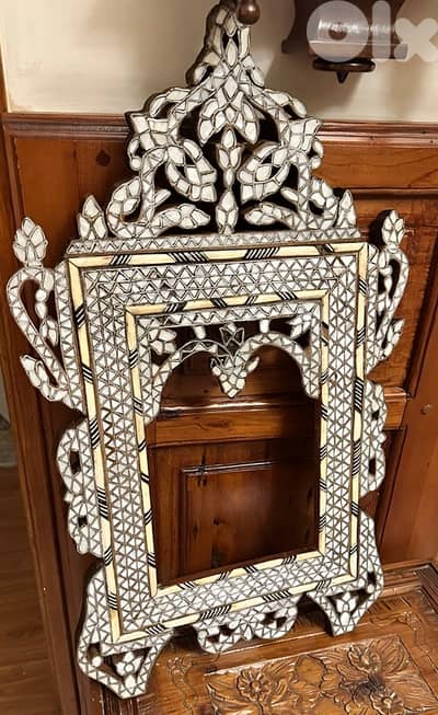 Handmade princes mirror | Mother-of-pearl fully inlaid | art work