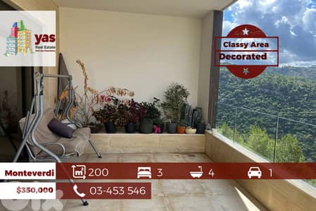 Monteverdi 200m2 | Decorated | Classy Area | Open View | OH