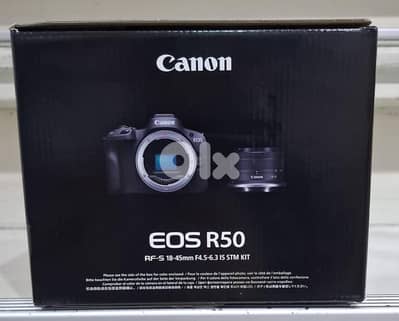 Canon camera EOS R50 RF-S 18-45mm F4.5-6.3 IS STM Kit black Exclusive