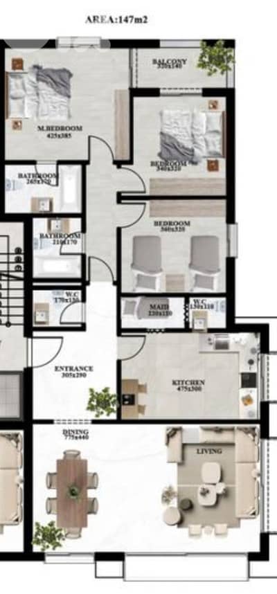Luxurious Apartment for Sale in Hazmieh.