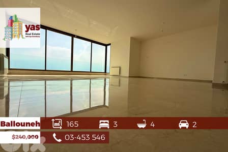 Ballouneh 165m2 | Unique Property | Impressive View | High ENd | TYT