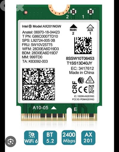 AX211 / AX201 Wi-Fi 6  for Dell/HP/Lenovo / wifi card / wifi adapter