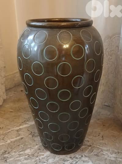 engraved vase art nouveau vintage