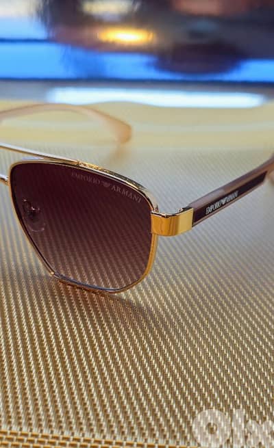 Emporio Armani Luxury Gold Sunglasses