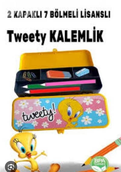 Tweety stationery case