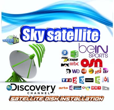 SATELLITE DISH & RECEIVERS SKY-SAT EU-R 98F1