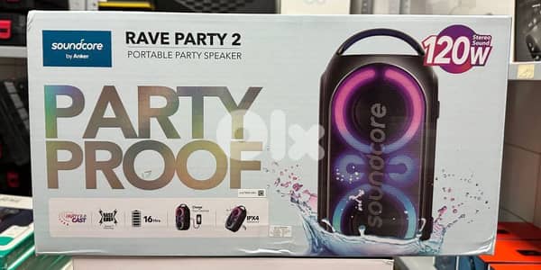 Anker soundcore rave party 2 120w