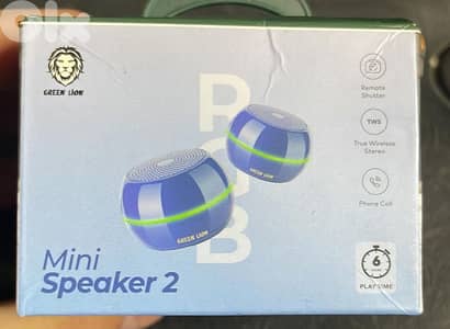 Green lion mini speaker 2 blue