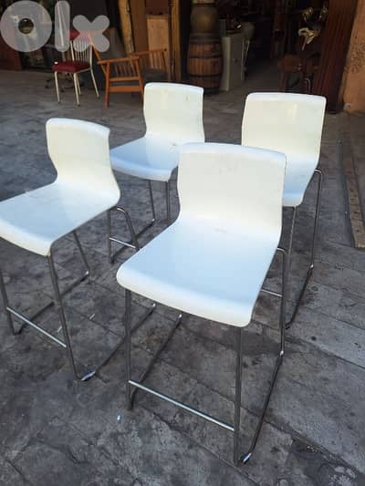 كراسي بار عدد٤ تصميم مميز ايطالي stools chairs IKEA Italy