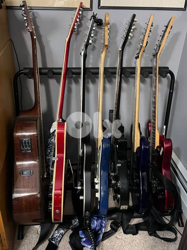 7 Slot Multi Guitar Rack 2