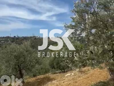 L19317 - 3,418 SQM Land With A Nice View For Sale in Bsous