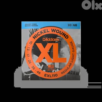 D'Addario 10-46 Regular Light Electric Guitar Strings EXL110