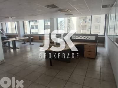 L19328 - 500 SQM Open Space Office For Rent in Bouchrieh