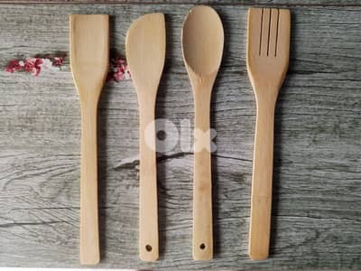 bamboo cooking spoons