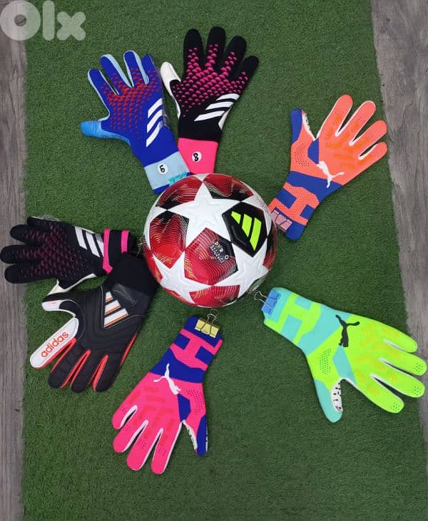 football and gloves shoes original nike w adidas w puma كفوف كرة قدم 1