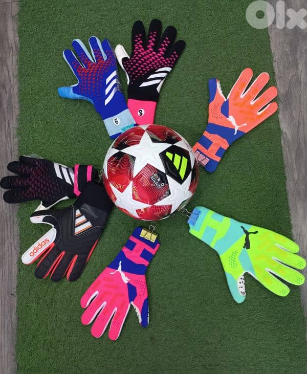 football and gloves shoes original nike w adidas w puma كفوف كرة قدم 1