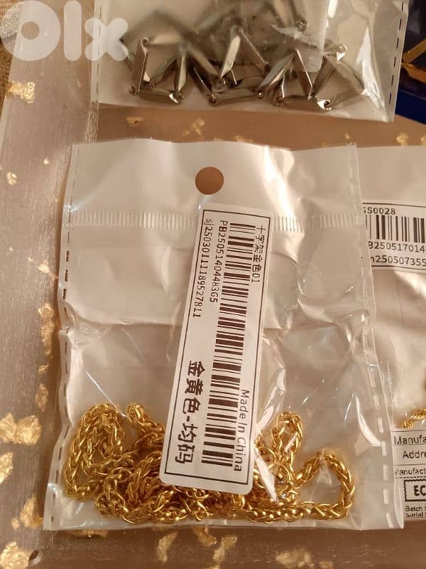 سنسيل للبيع ذهب برازيلي بعدون جديد سعر قطعة 5$ 3